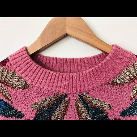 Suncoo Pandor Sweater Pull Pandor-Pink and Gold Parisian sweater - Picture 10 of 16